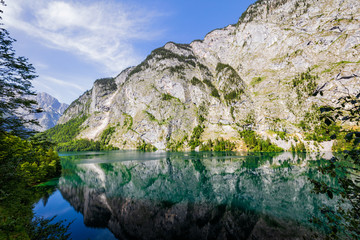 Fototapeta na wymiar Majestic Lakes - Königssee / Obersee