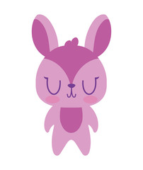 Cute rabbit cartoon vector design