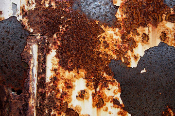 Metal Rust Background, old metal iron rust texture 