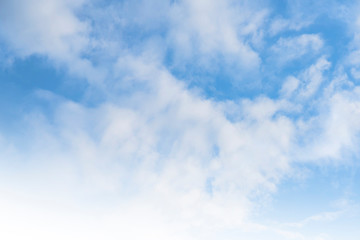 blue sky with clouds background
