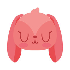 Cute rabbit cartoon vector design