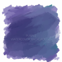wet watercolor effect purple pinkish color, abstract texture background. eps10