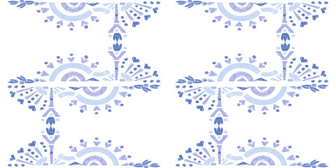 Geometric mosaic on the tile. Ethnic wave pattern. Seamless ehnic carpet African pattern.