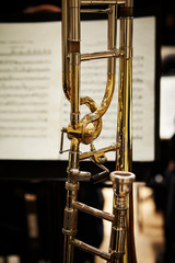 Playing the trombone in orchestra 