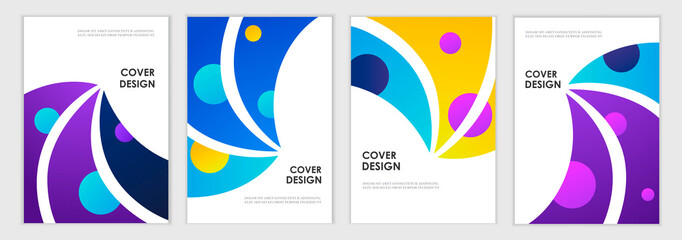 set of banner templates. universe. space design. vector illustration © sweet kiwi