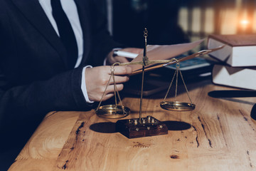 justice and law concept.	