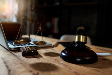 justice and law concept.	