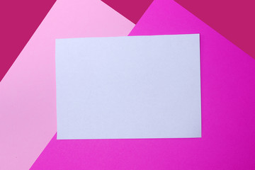 Obraz na płótnie Canvas Abstract pink background. Gift card, certificate, place for text, free space. Valentine's Day.