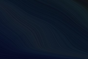 artistic wave lines and fluid colors style with contemporary waves design with very dark blue and black color