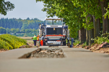 Fototapeta premium strassen bau