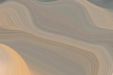 fluid artistic waves with modern waves background illustration with rosy brown, burly wood and dim gray color