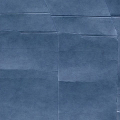 Fototapeta premium Blue vintage rough sheet of carton. Recycled environmentally friendly cardboard paper texture. Simple minimalist papercraft background.