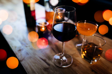 Cheers clinking of friends in party	