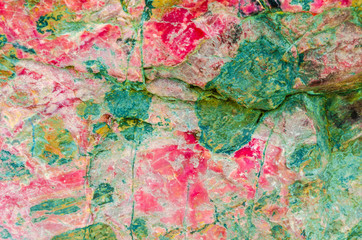 Stone of love Rhodonite texture.