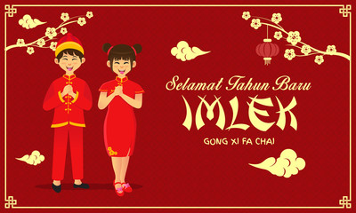 Selamat tahun baru imlek is another language of Happy chinese new year in Indonesian. "Gong Xi Fa Chai" means - May Prosperity Be With You