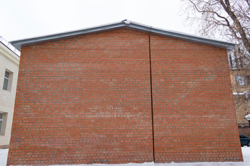 brick wall with window