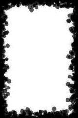 frame of black and white sketches.