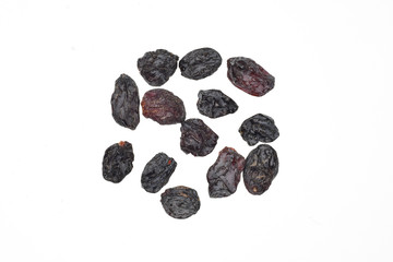 close up of blackberry isolated on white background