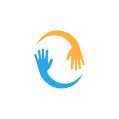 Hand Care Logo Template vector icon Business