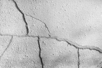 crack on the ground white background / abstract white vintage background broken texture