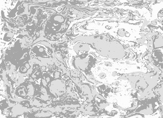 Obraz premium Gray and gold agate ripple pattern. Simple marble monochrome background. Minimalism style. Vector illustration.