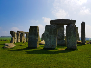  Prehistoric monument of  Stonehenge in England