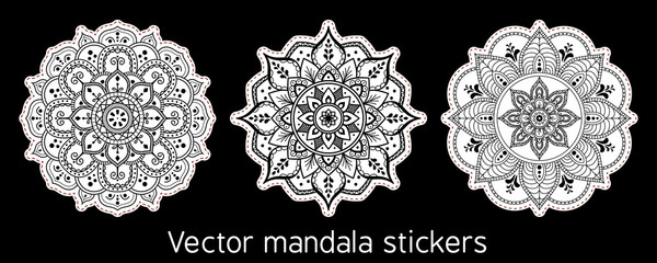 Ethnic Mandala Ornament. Arabic, Pakistan, Moroccan, Turkish, Indian, Spain motifs