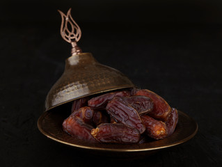 traditional islamic dessert dried date palm