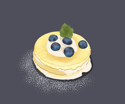stack of pancakes