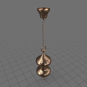 Brass Arabian hanging lantern