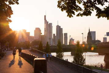 Frankfurt Spaziergang am Main