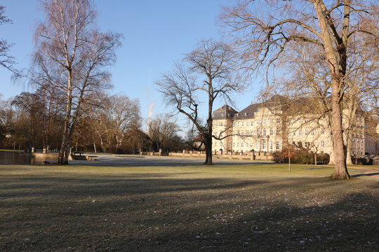 Blick auf Schloss Werneck in Bayern