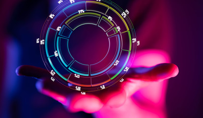 Business intelligence. Diagram, Graph, Stock Trading, Investment dashboard