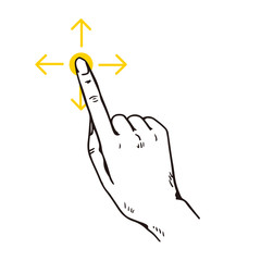 スマホ操作　手