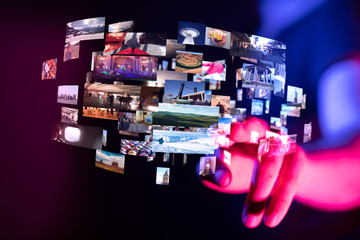 Internet broadband and multimedia streaming entertainment