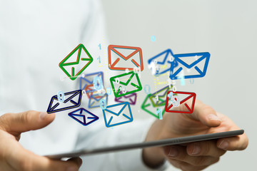 Mail Communication Connection message to mailing