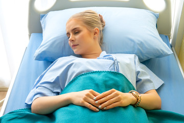 Doctor and patient in hospital