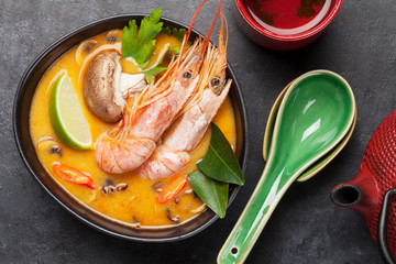 Tom Yum traditional Thai soup