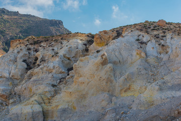 Vulkankrater Stefanos im Lakki-Tal von der Insel Nisyros Griechenland