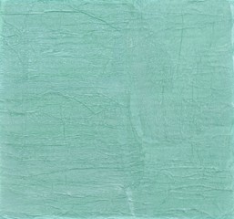 Light jade aqua paper mache background
