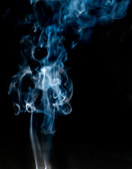 smoke texture on black background