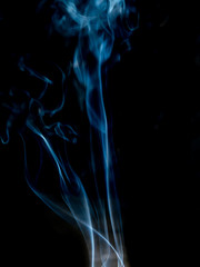 Obraz premium smoke texture on black background