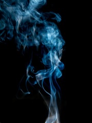 Obraz premium smoke texture on black background