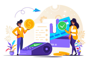 Concept Payment terminals with