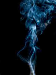 Obraz premium smoke texture on black background