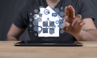 Smart home and future concept
