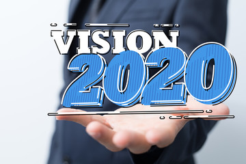 year 2020 business solution concept