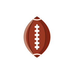 American football ball vector design