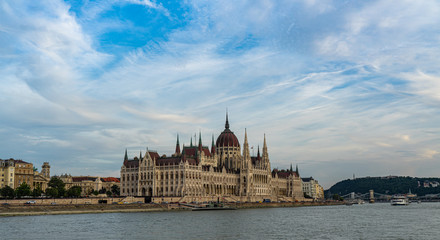 Fototapeta na wymiar Parliament Building in Budapest, Hungary.
