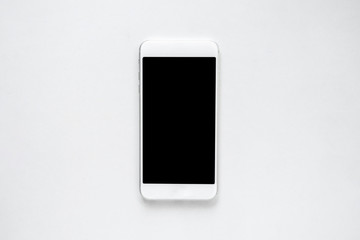 smartphone or phone on white background. technology concept